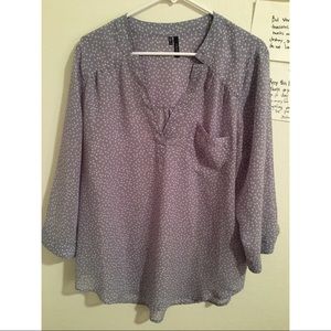 Maurices Chiffon dress shirt blouse